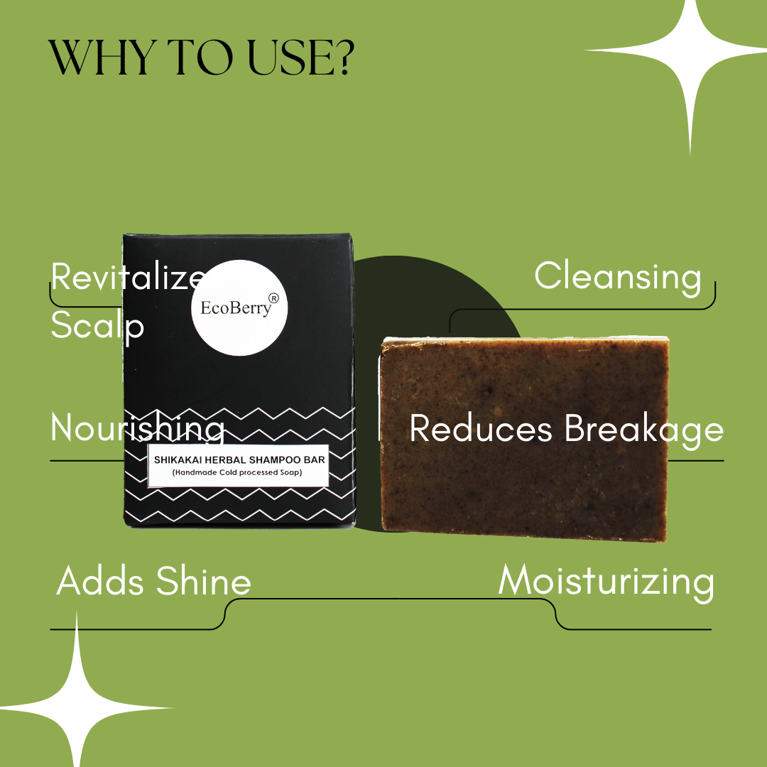 Herbal Shikakai Shampoo Bar - EcoBerry - Uses