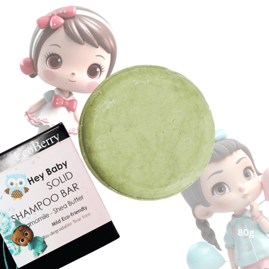 Hey Baby Solid Shampoo Bar - EcoBerry