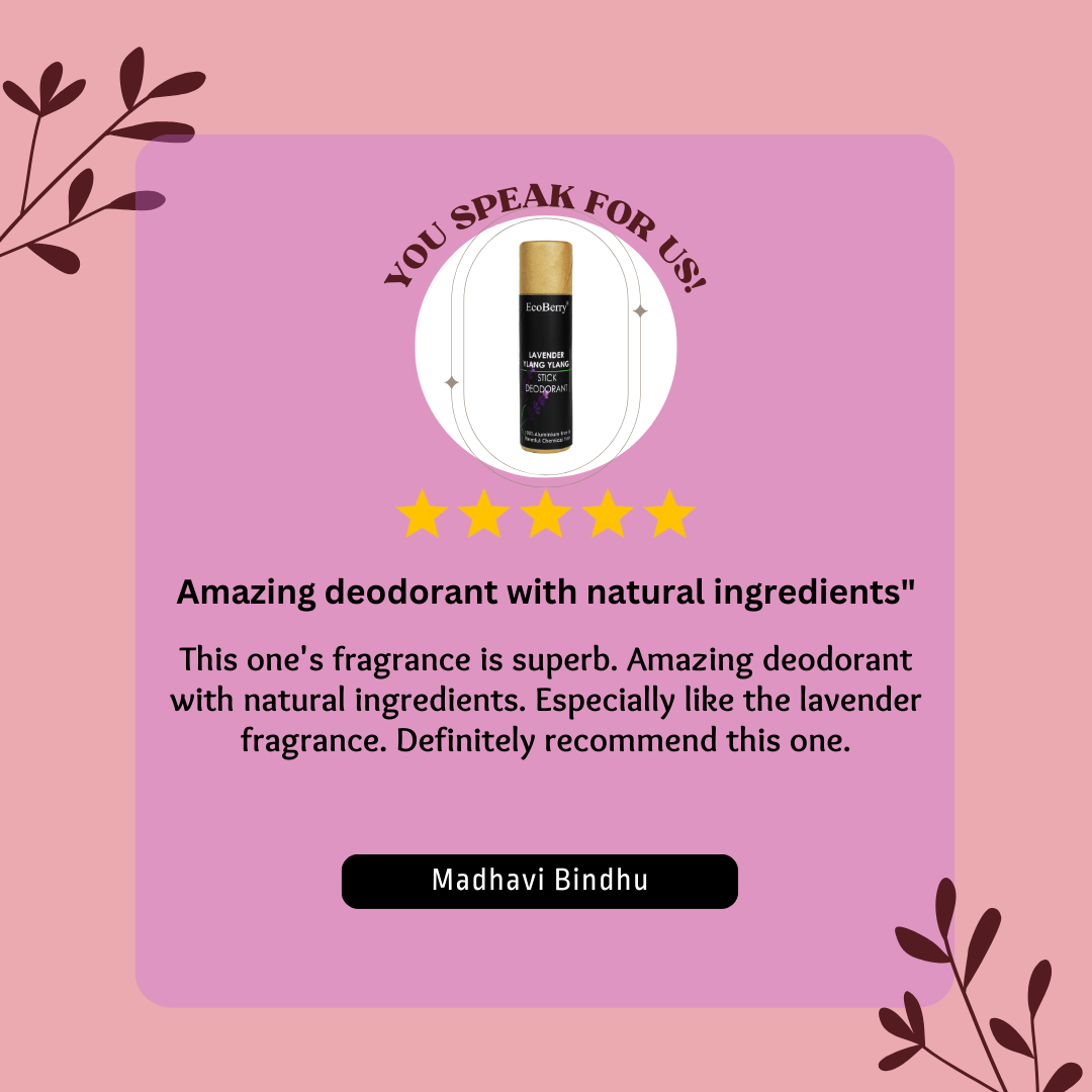 Lavender Ylang Ylang Stick Deodorant - EcoBerry