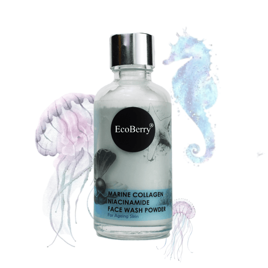 Marine Collagen Niacinamide Face Wash Powder - EcoBerry