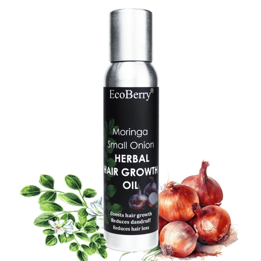 Moringa Small Onion Herbal Hair Growth Oil - EcoBerry