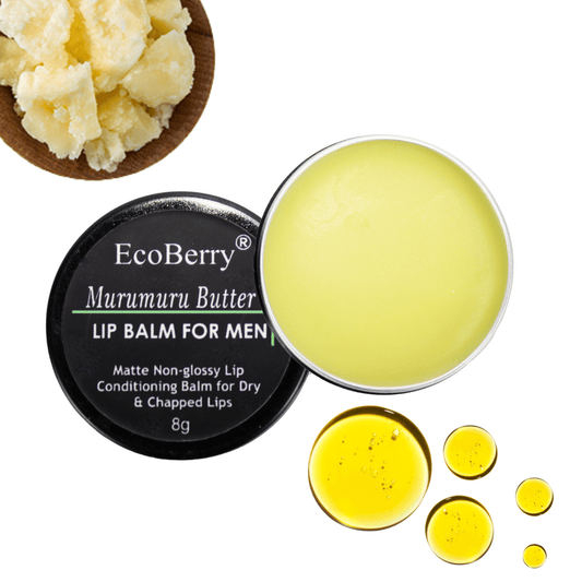 Murumuru Butter Lip Balm For Men - EcoBerry