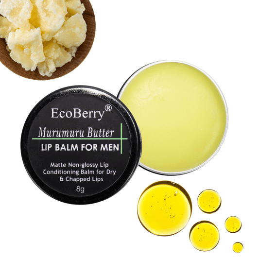 Murumuru Butter Lip Balm For Men - EcoBerry