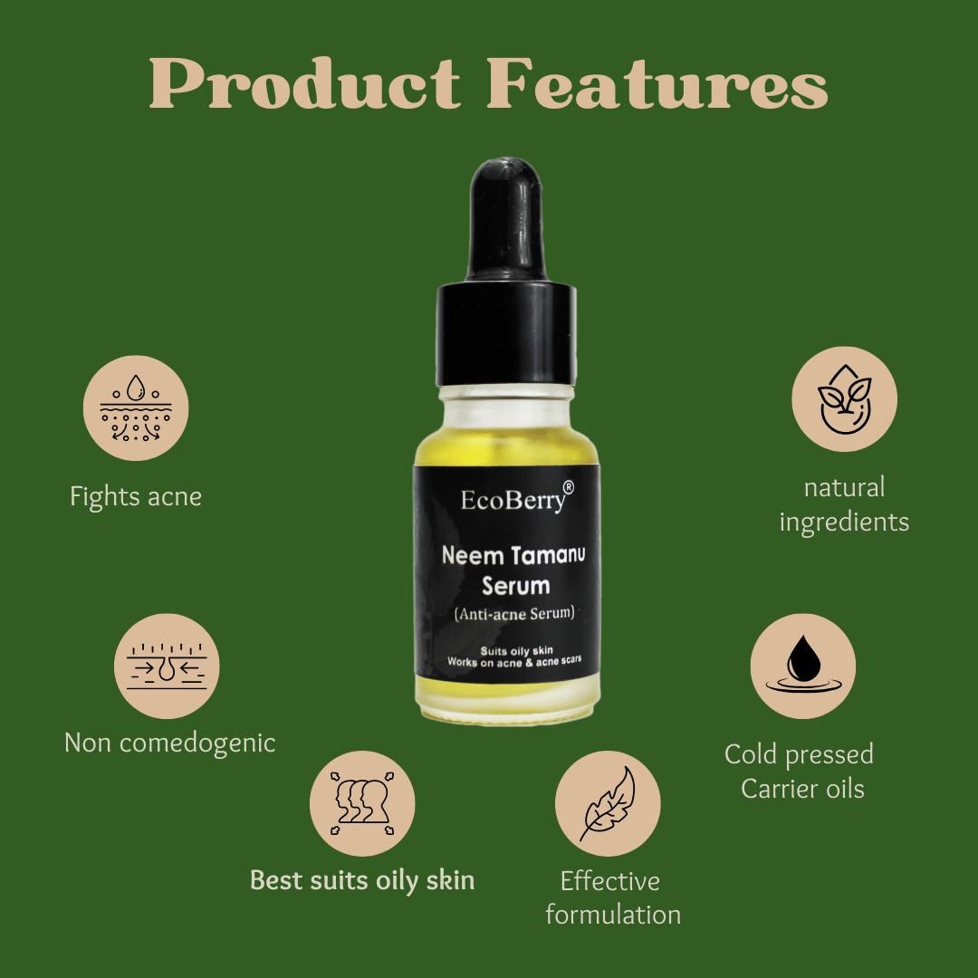 Neem Tamanu Anti - acne Serum - EcoBerry