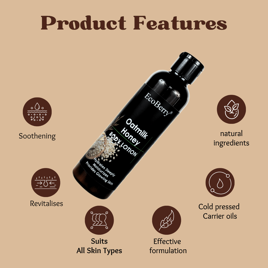 Oatmilk Honey Body Lotion - EcoBerry