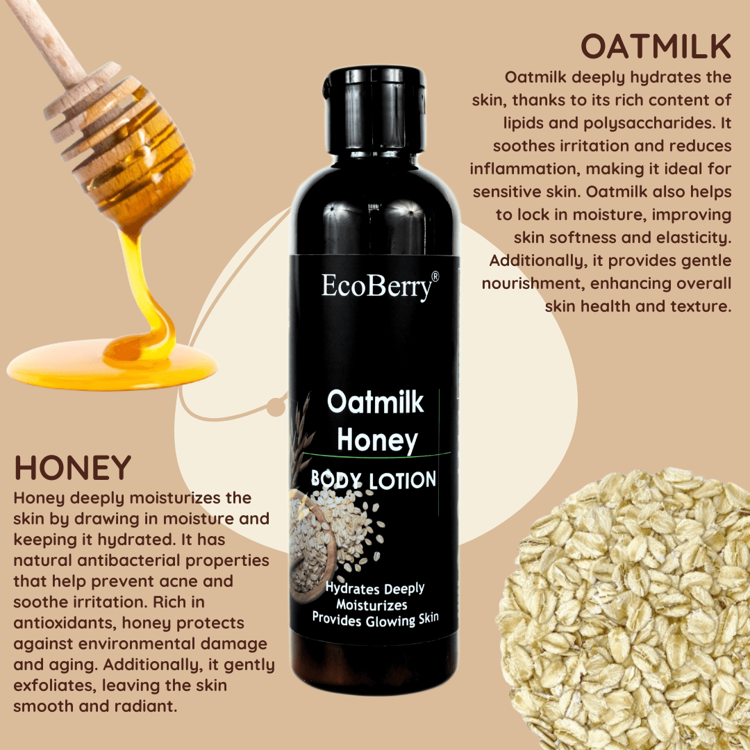 Oatmilk Honey Body Lotion - EcoBerry