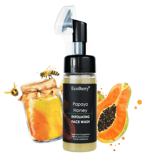 Papaya Honey Exfoliating Face Wash - EcoBerry