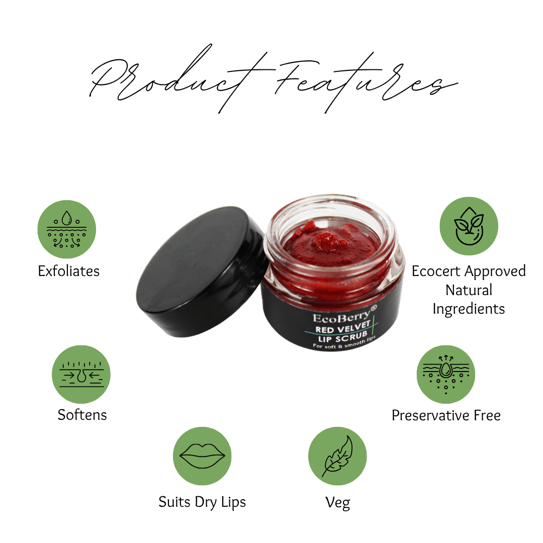 Red Velvet Lip Scrub - EcoBerry