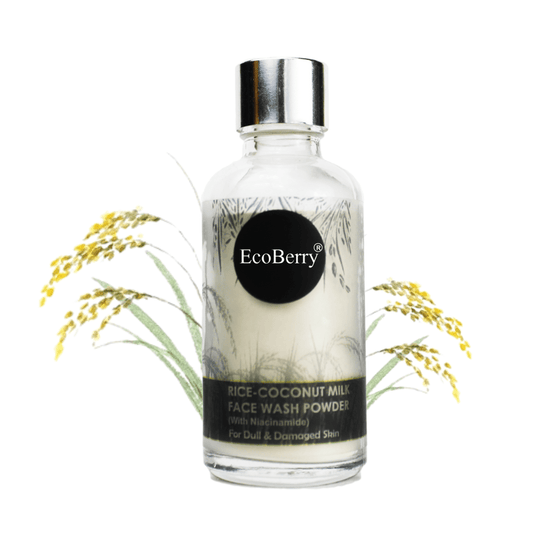 Rice Coconut Milk Face Wash Powder - EcoBerry