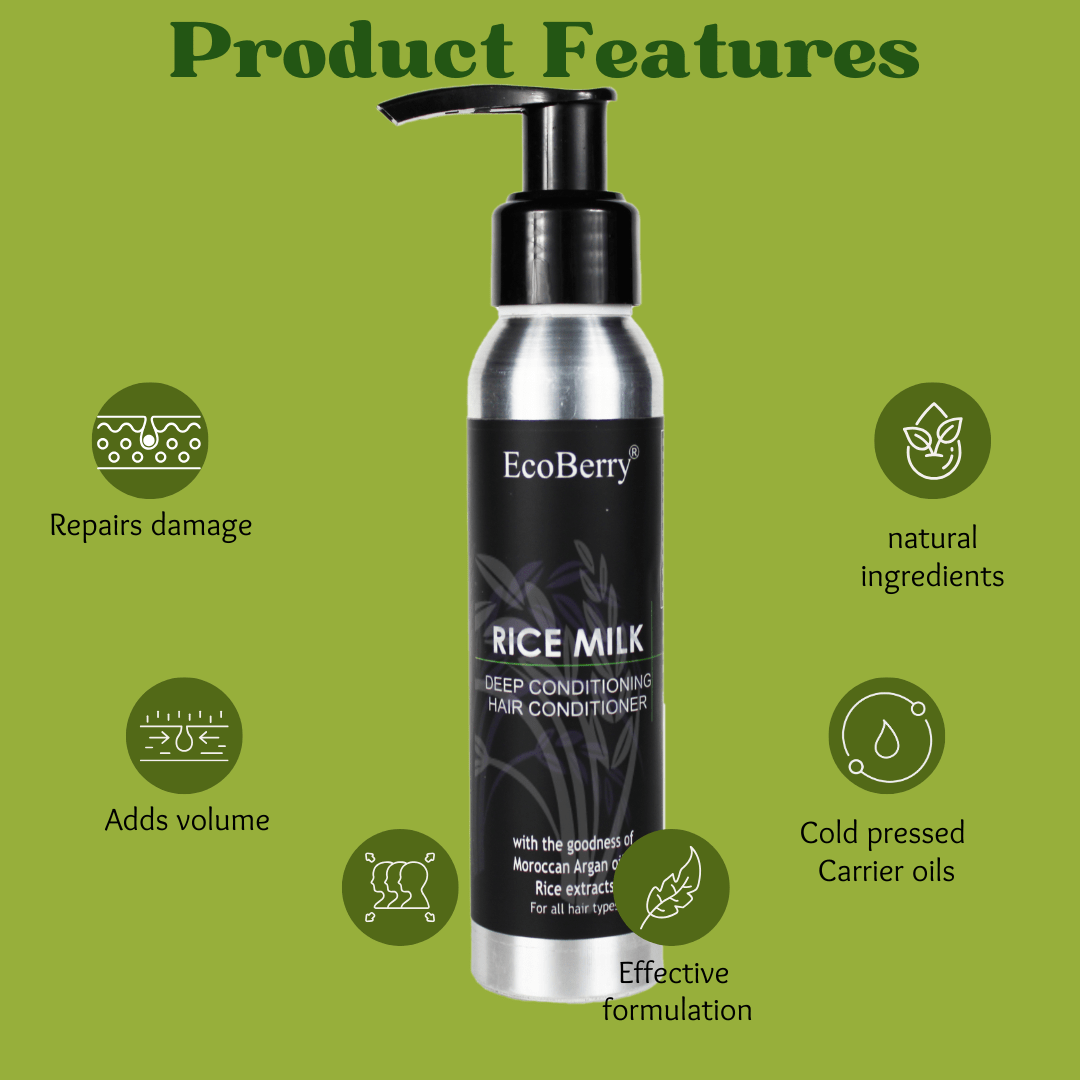 Rice Milk Deep Conditioning Hair Conditioner - EcoBerry