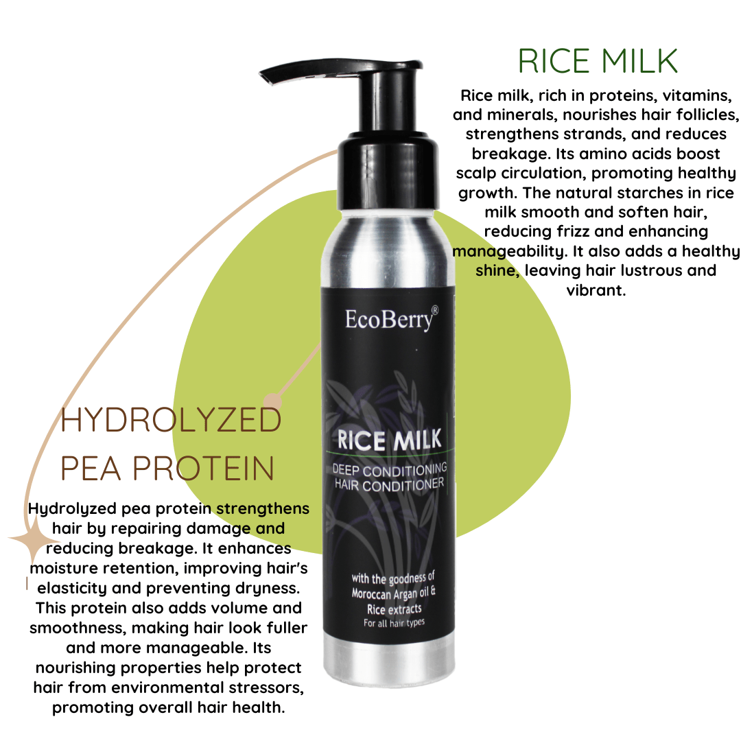 Rice Milk Deep Conditioning Hair Conditioner - EcoBerry