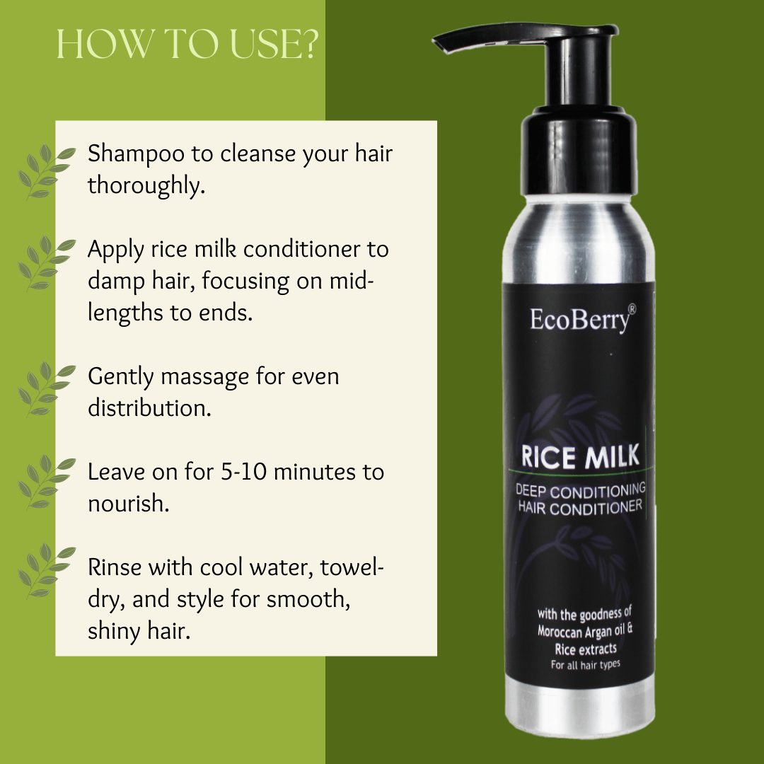 Rice Milk Deep Conditioning Hair Conditioner - EcoBerry
