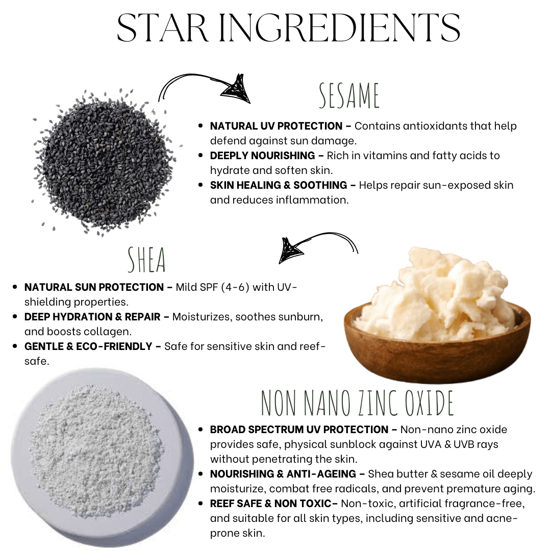 Sesame Shea Mineral Sunscreen - EcoBerry