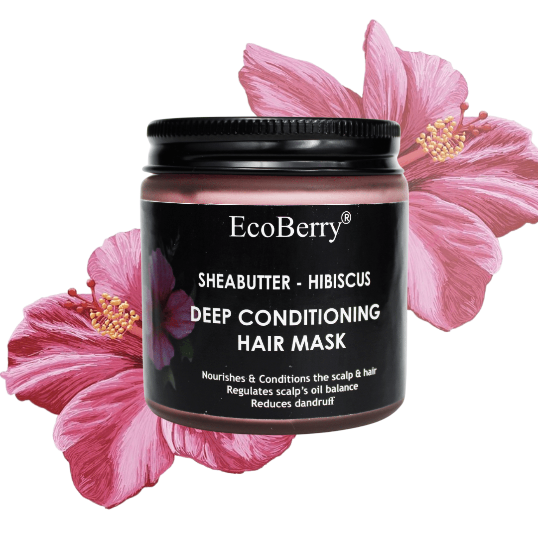 Shea Butter Hibiscus (Sheabiscus) Deep Conditioning Hair Mask - EcoBerry