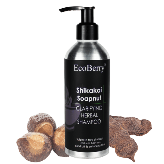 Shikakai Soapnut Herbal Shampoo - EcoBerry