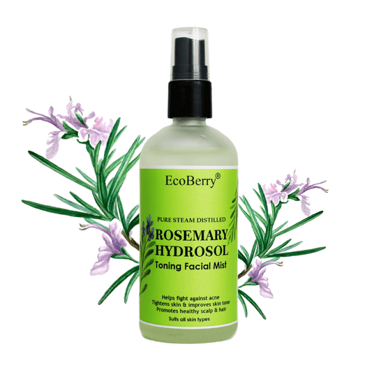 Steam Distilled Rosemary Hydrosol Toning Mist - EcoBerry