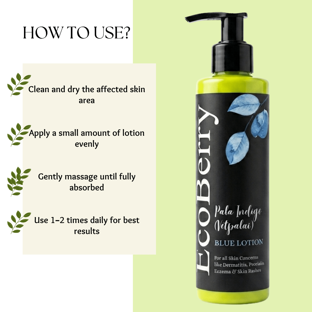 Vetpalai (Pala Indigo) Blue Lotion - EcoBerry